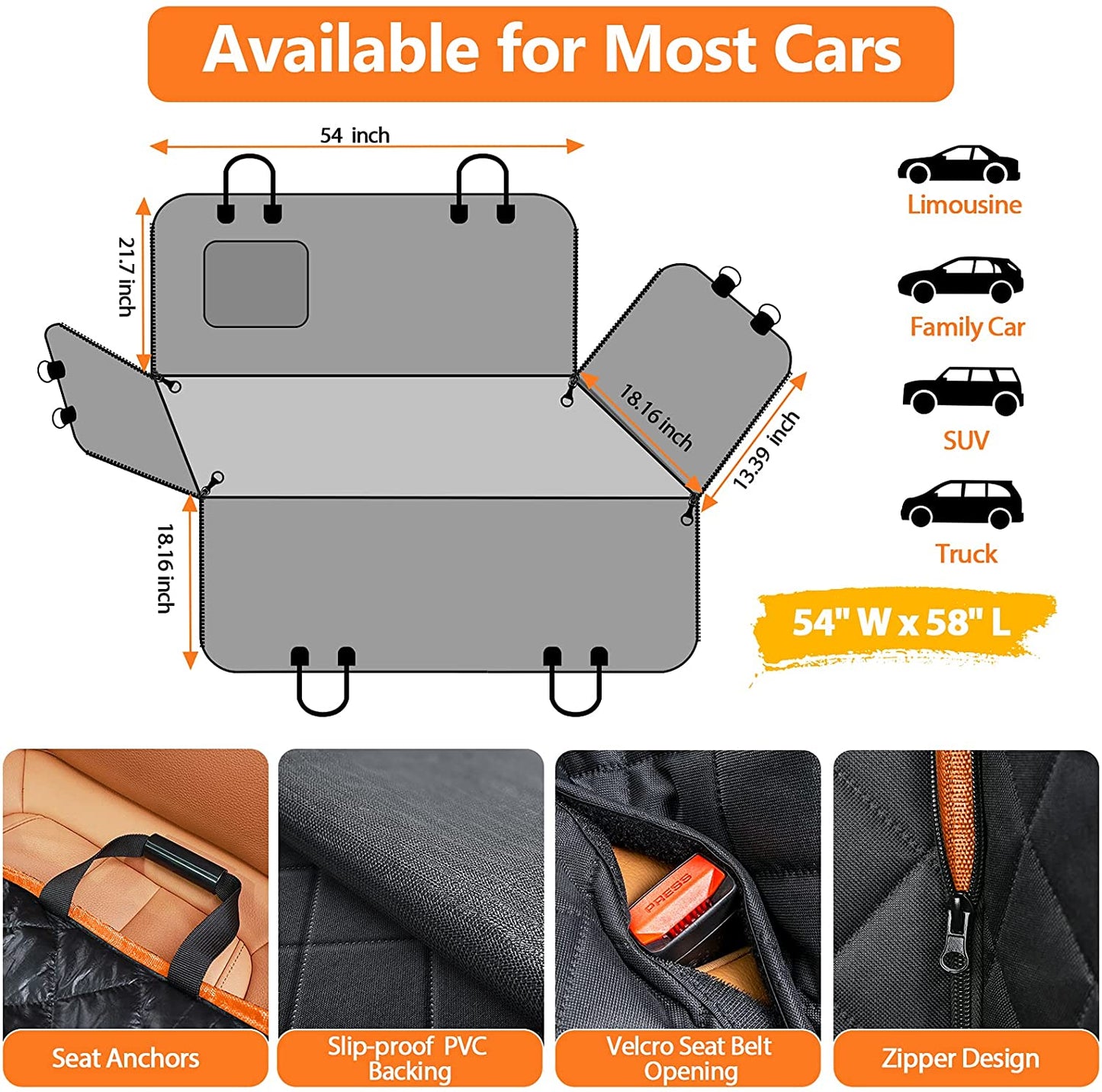 Dog Travel Seat Cover