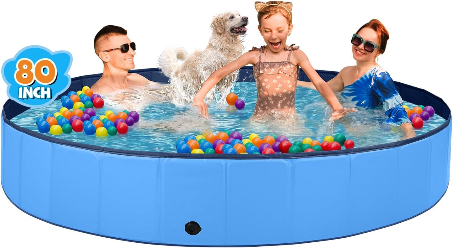 Durable Foldable Dog Pool – Easy to Set Up and Perfect for Big Dogs