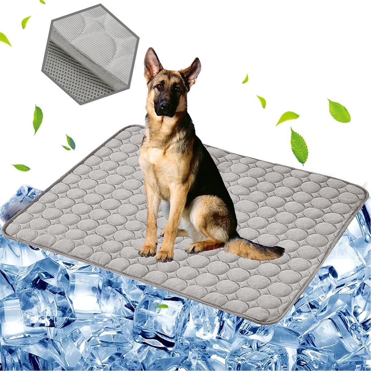 Dog Cooling Pad – Reversible, Washable Summer Mat