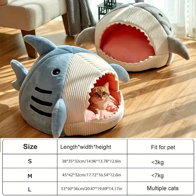 Luxury Plush Shark Bed