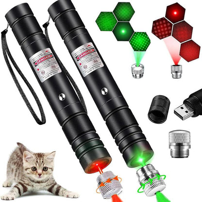 Laser Tag for Cats: Rechargeable Fun for Furry Ninjas, 2 Count of Pawsome Entertainment!