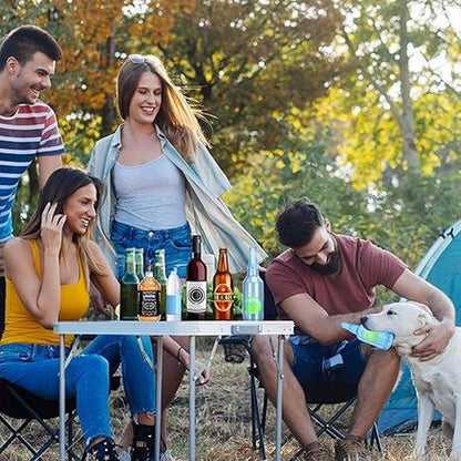 Bark-tastic Squeaky Chew Toy: The Bottle That Thinks It's a Tennis Ball's Spa Day!