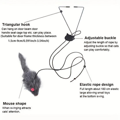 Feline Frenzy: The Purrfect Mouse on a String - Because Your Cat Deserves a Valentine Too!